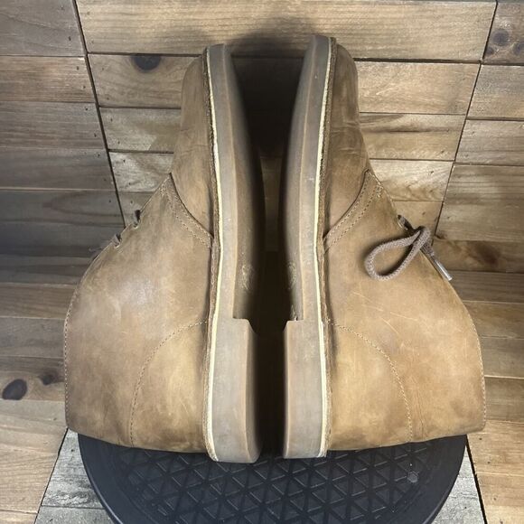 Clarks Bushacre 2 Mens Size 9M Chukka Lace Up Brown Leather Ankle Casual Boots - Picture 8 of 10